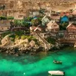 popeye village, malta, architecture
